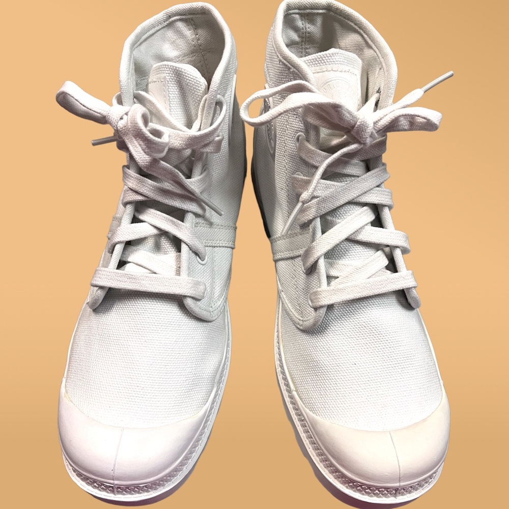 💥HP💥 NWOT Palladium PAMPA high top sneakers in white. Size men’s 8 👟 - Picture 10 of 14